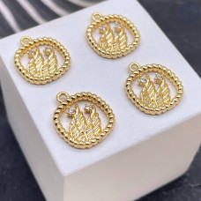 Подвеска крылья, цвет золото 12 мм 