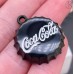 Подвеска крышка черная Coca cola 25 мм