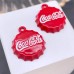 Подвеска крышка красная Coca cola 18 мм