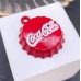 Подвеска крышка красная Coca cola 25 мм