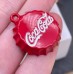 Подвеска крышка красная Coca cola 25 мм