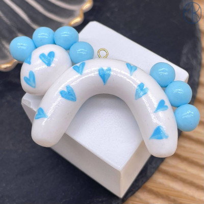 Подвеска лошадь №1, цвет золото ~ 60х50 мм