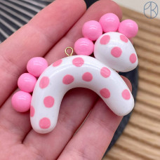 Подвеска лошадь №2, цвет золото ~ 60х50 мм