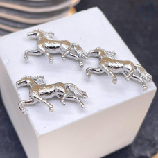Подвеска лошадь, цвет серебро 15х20 мм 