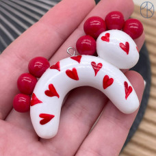 Подвеска лошадь, цвет серебро ~ 60х50 мм