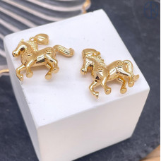 Подвеска лошадь, цвет золото 19х21 мм 