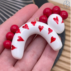 Подвеска лошадь, цвет золото ~ 60х50 мм