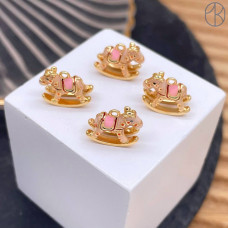 Подвеска лошадка №3, цвет золото 10 мм 