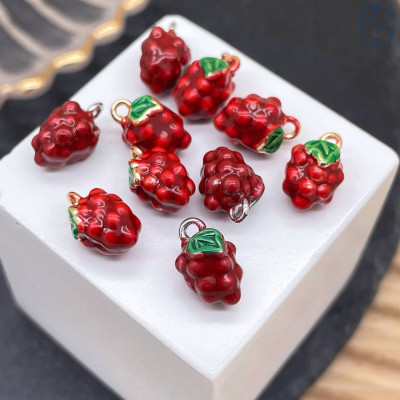 Подвеска малина, цвет золото 9 мм 