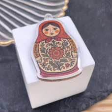 Подвеска Матрешка 43х28