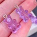Подвеска медведь №19, цвет серебро 18 мм