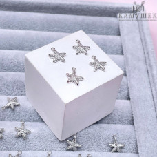 Подвеска морская звезда, цвет серебро 12х9 мм