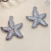 Подвеска морская звезда, цвет серебро 29х24 мм