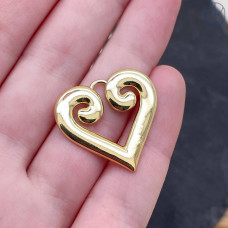 Подвеска национальная №14, цвет золото 24 мм