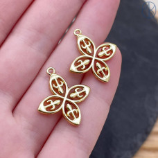 Подвеска национальная №15, цвет золото 20 мм