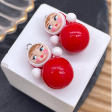 Подвеска неваляшка №1, цвет серебро ~ 22-25 мм