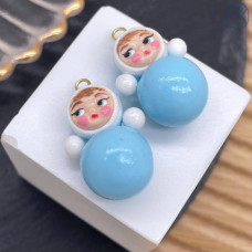 Подвеска неваляшка №2, цвет золото ~ 22-25 мм