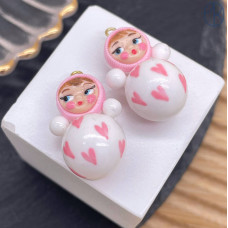 Подвеска неваляшка №3, цвет золото ~ 22-25 мм