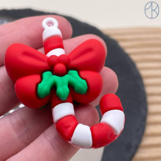 Подвеска новогодний леденец 53 мм