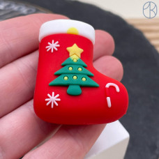 Подвеска новогодний носок 40 мм