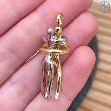 Подвеска пара мужчина и женщина, цвет биколор 30 мм Подвеска пара мужчина и женщина, цвет биколор 30 мм