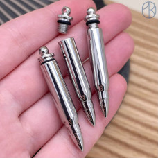 Подвеска патрон, цвет серебро 43х7 мм 