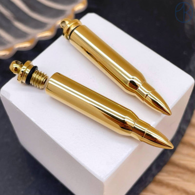 Подвеска патрон, цвет золото 43х7 мм 