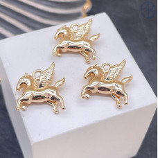 Подвеска Пегас, цвет золото 19х21 мм 