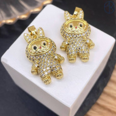 Подвеска персонаж цирконы, цвет золото 27 мм