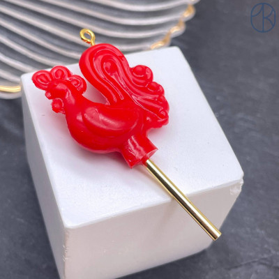 Подвеска петушок №8 5 см