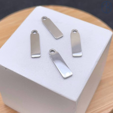 Подвеска прямоугольник сталь 15х4 мм, цвет серебро
