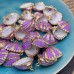 Подвеска ракушка №5, цвет золото ~ 2 см 