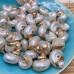 Подвеска ракушка, цвет золото ~ 2-4 см 