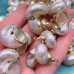 Подвеска ракушка, цвет золото ~ 2-4 см 
