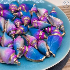 Подвеска ракушка, цвет золото ~ 3-4 см 
