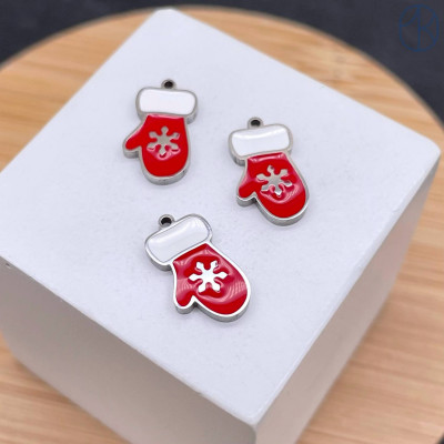 Подвеска рукавица сталь 14 мм, цвет серебро