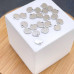 Подвеска сердце №1 сталь 5,8 мм, цвет серебро