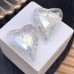 Подвеска сердце стекло (Shimmer B) уп. 2 шт 26 мм