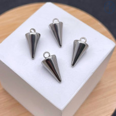 Подвеска шип сталь 14х6 мм, цвет серебро