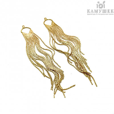 Подвеска шторка, цвет золото 