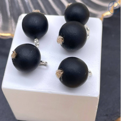 Подвеска смородина, цвет серебро ~ 12 мм