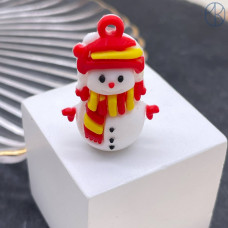 Подвеска снеговик 28 мм