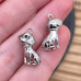 Подвеска собака, цвет серебро 16 мм