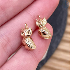 Подвеска сова, цвет золото 20 мм 