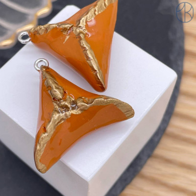 Подвеска треугольник, цвет серебро ~ 20-25 мм