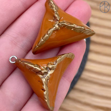 Подвеска треугольник, цвет серебро ~ 20-25 мм