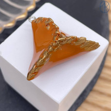 Подвеска треугольник, цвет серебро ~ 28-30 мм