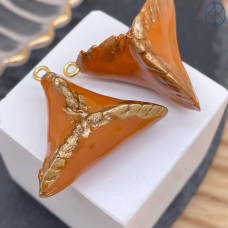 Подвеска треугольник, цвет золото ~ 20-25 мм