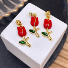 Подвеска тюльпан №1, цвет золото 19 мм