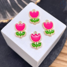 Подвеска тюльпан, цвет золото 15 мм 